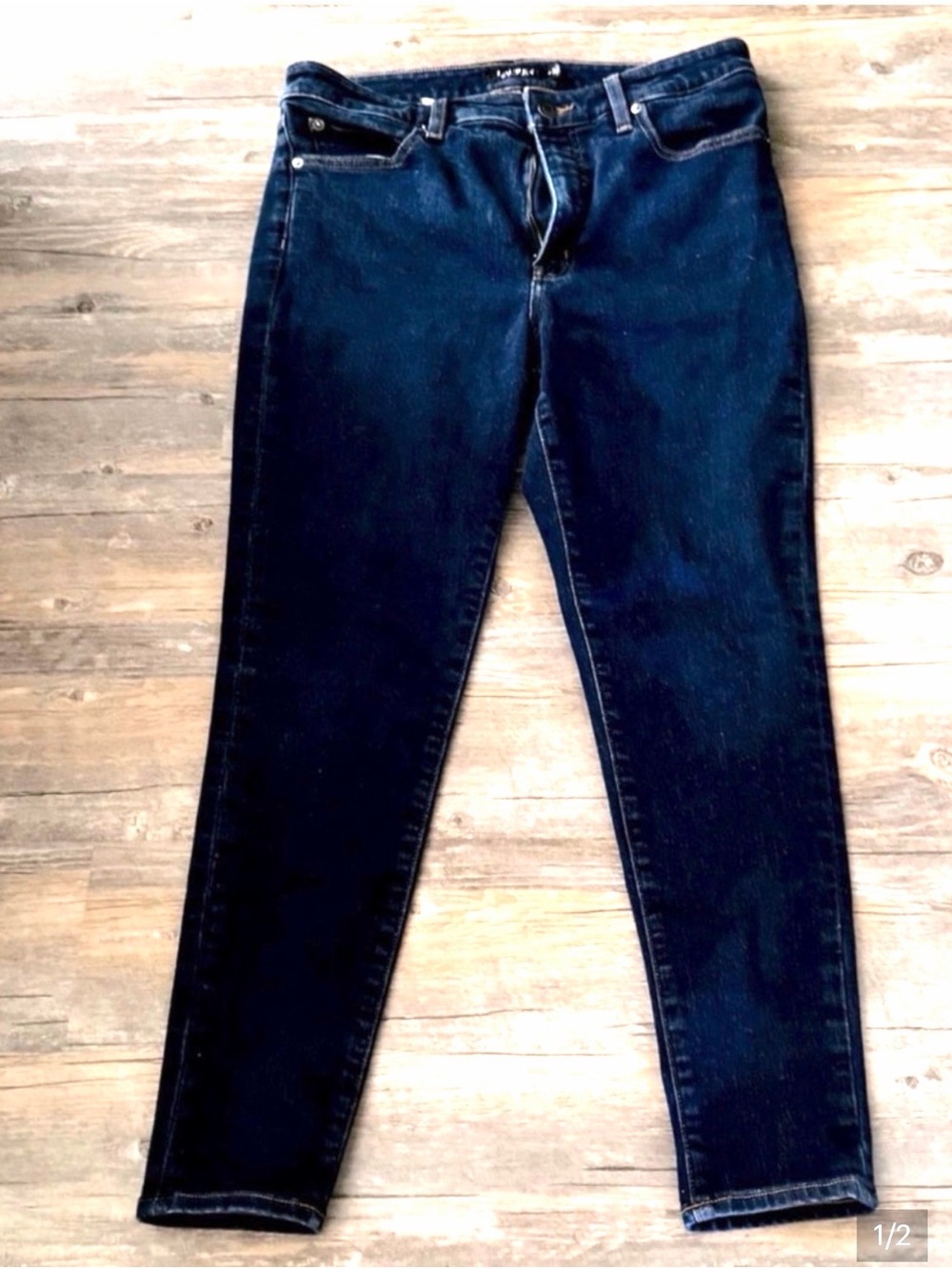 Lauren Ralph Lauren Dark Wash Skinny Jeans Size 12